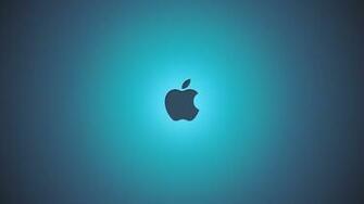 Apple Blue Background Wallpaper Desktop