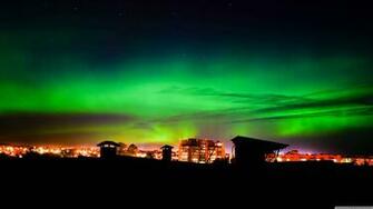 Northern Lights Aurora Borealis 4k HD Desktop Wallpaper For