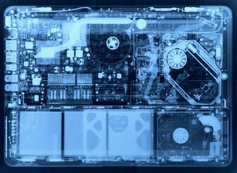 Aluminium Macbook X Ray Makes Perfect Desktop Background Gizmodo