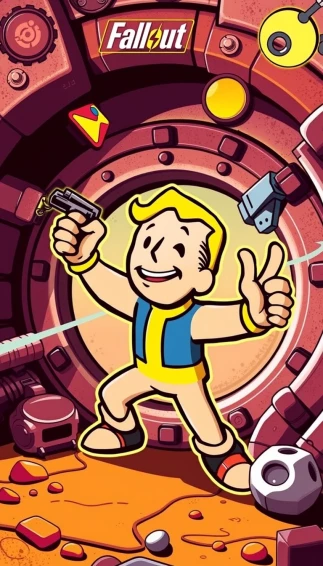 Vault Boy Phone Wallpaper