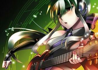 Vocaloid Guitars Yowane Haku Fanmade Wallpaper