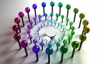 Lollipop Circle Wallpaper HD