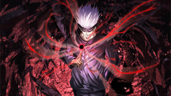 Gojo Satoru Red Ball Wallpaper