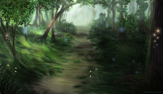 Elven Forest Wallpaper On