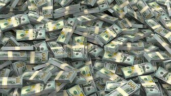 Millions Of Dollars In New Dollar Bills Stock Video HD