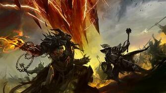 Games Wallpaper Guild Wars Drawn