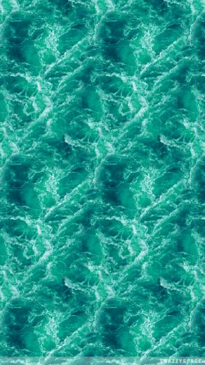 Installing This Teal Ocean Waves iPhone Wallpaper Is Very Easy Just