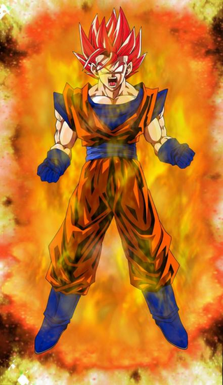 Super Saiyan God Goku Power Up By Elitesaiyanwarrior On