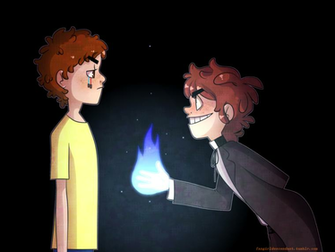 Evil Morty And Bipper By Aninnocentdemon