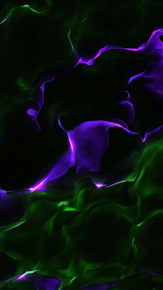 Neon Green And Purple Wallpaper