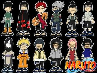 Cute Naruto Sticker Art Wallpaper Anim