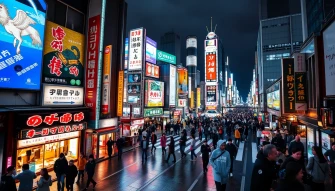 Tokyo Street Scene Wallpaper