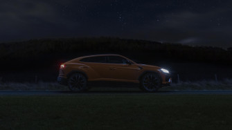 Lamborghini Urus Shiny Black Package 4k Wallpaper HD Car