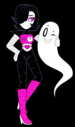 Undertale Napstablook And Mettaton By Amarillla