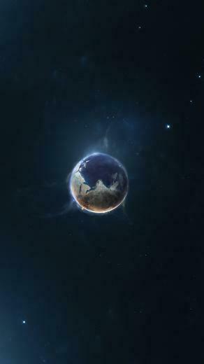 Outer Space Stars Wallpaper For Htc Desire