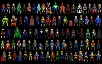 Pixelated Superheroes Wallpaper Wedwd In Best Superhero