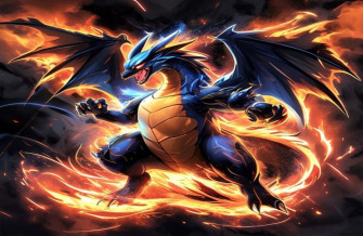 Pokemon Mega Charizard X Wallpaper