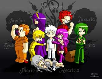 The Seven Deadly Sins By Okamitenshi