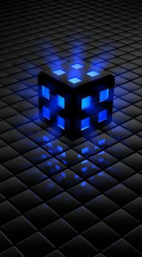 Black Blue Cool Wallpaper Sc iPhone6plus