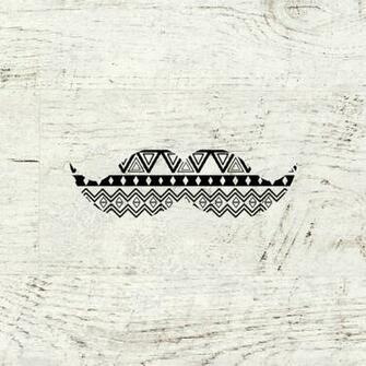 Aztec Print Wallpaper Black And White Pattern