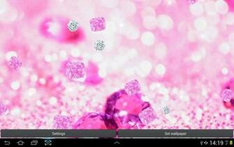 Pink Diamonds Live Wallpaper Screenshot