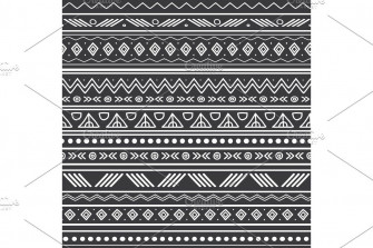Tribal Pattern Wallpaper On