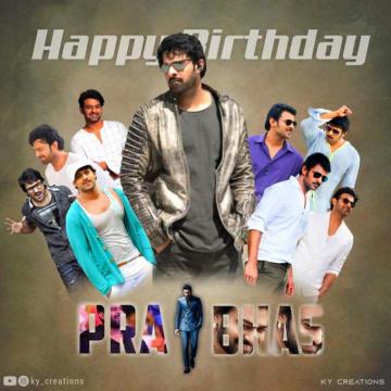 Prabhas BirtHDay Fictional Characters HD Wallpaper Happy