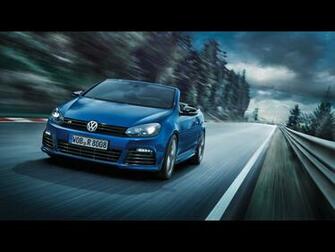 Volkswagen Golf R Cabriolet Motion Front Angle Desktop