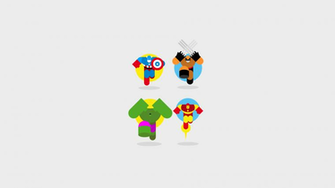 Vintage Superheroes Wallpaper