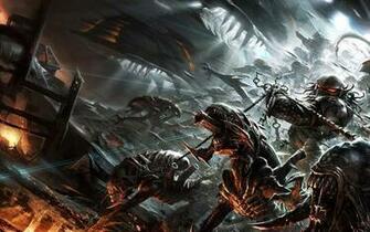 Aliens Vs Predator Three World War Comic Wallpaper