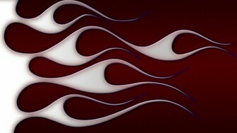 Abstract Flames Wallpaper Red