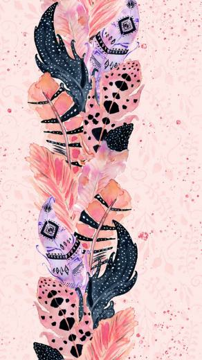 Katiria HDz On Wallpaper Feather Screen