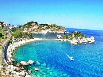 Messina Isolabella Sicilia Sicily Italia Italy Landscape Wallpaper