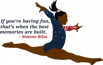 Amazon Simone Biles Wall Decal If You Re Having Fun That S