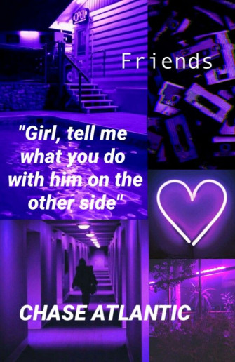 Friends Chase Atlantic Dark Purple Aesthetic Esthetic