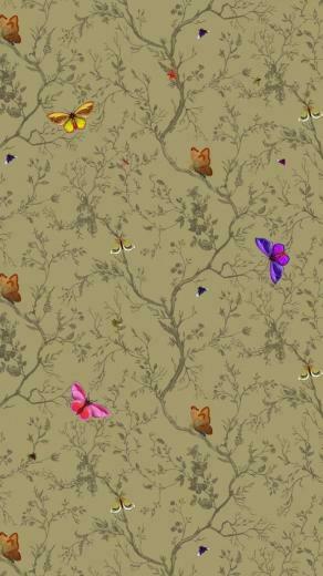 Timorous Beasties Butterfly Fabric Wallpaper