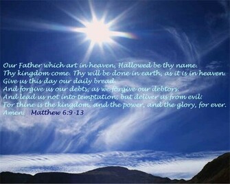 Memory Verse Our Father Which Art In Heaven Hallowed Be