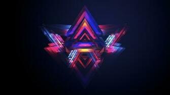 Abstract Cool 3d Colorful Shape Wallpaper HD
