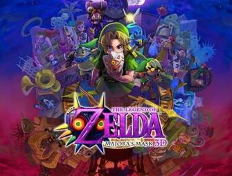 The Legend Of Zelda Majora S Mask 3d Re 3ds Front Towards