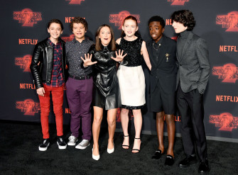 The Stranger Things Cast Got All Dressed Up For Season Premiere Wallpaper