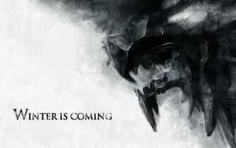 Winter Is Coming Wallpaper Stock Photos