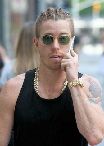 Pro Snowboarder Shaun White Has Gone All Axl Rose Corn