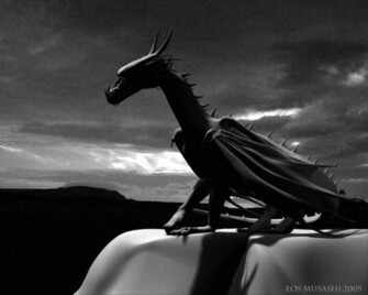 Dragon Wallpaper Black N White By Eosmusashi