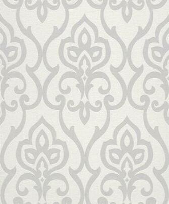 Becker Opulent Crest Cream Silver Pearl Wallpaper By Rasch