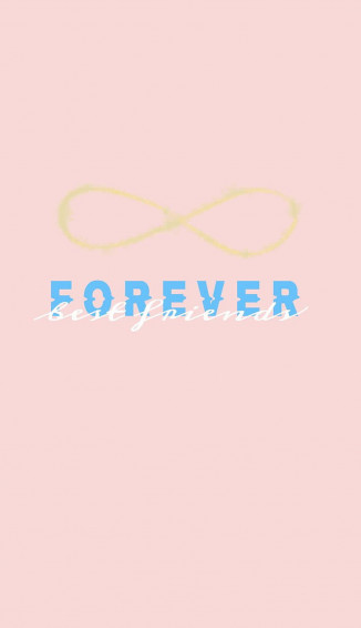 Best Friends Forever iPhone Wallpaper