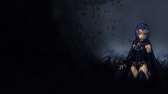 Teen Titans Raven Character Dc Comics Wallpaper
