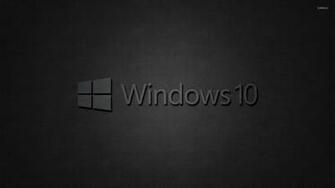 Text Logo On Black Wallpaper Computer