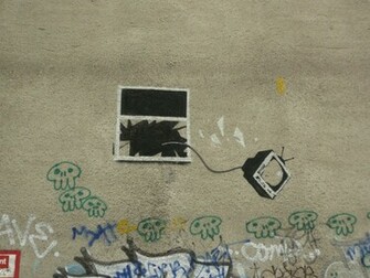 Graffiti Banksy Wallpaper