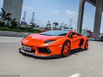 Wallpaper Lamborghini Aventador Tuning Motion Desktop