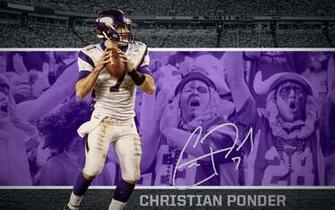 Minnesota Vikings Qb Christian Ponder Wide Nfl